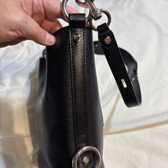 Rebecca Minkoff Small Utility Convertible Bucket Bag in Black - Picture 7 of 9